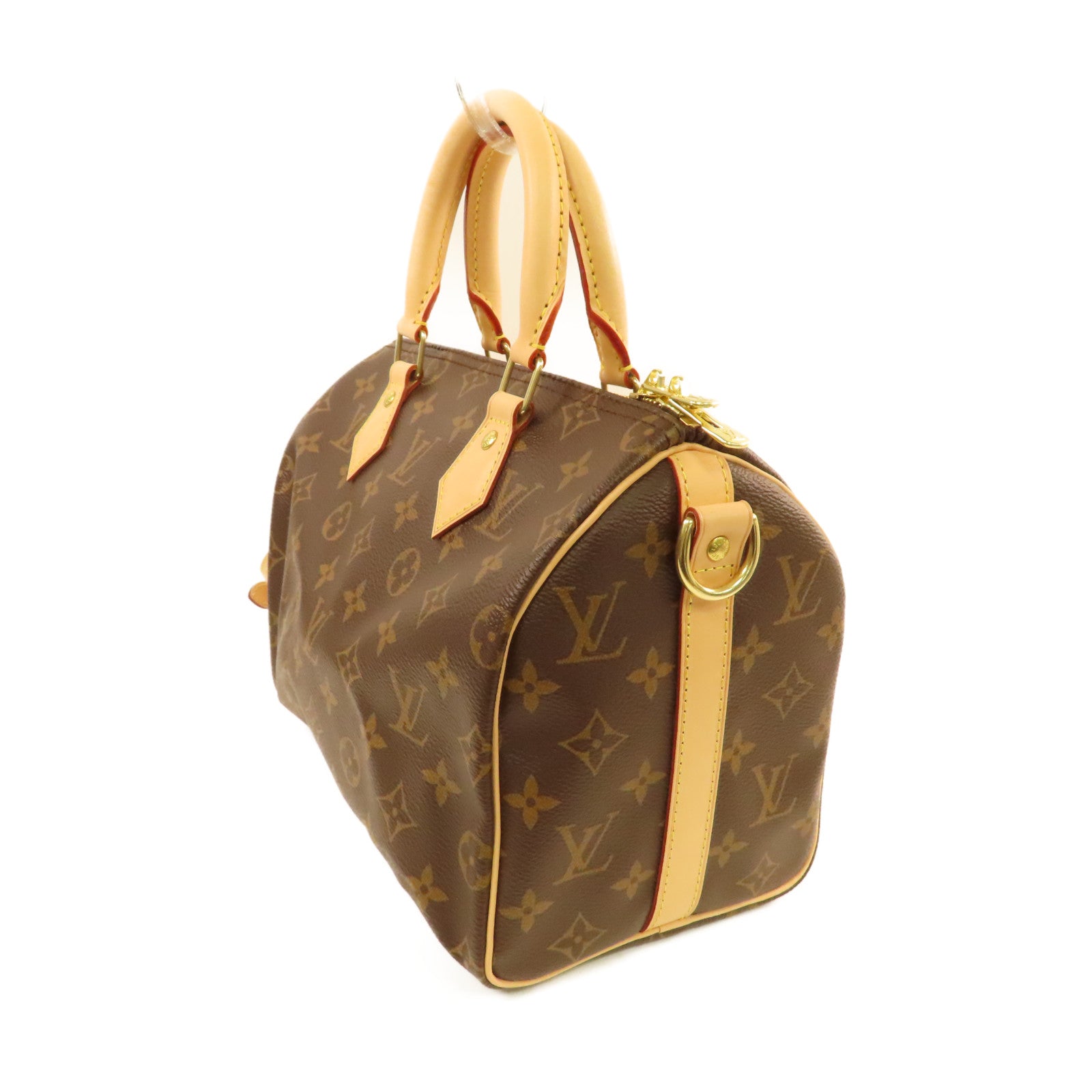 LOUIS VUITTON Monogram Speedy Bandouliere 25 2Way Shoulder Bag金扣手挽肩背兩用袋啡色