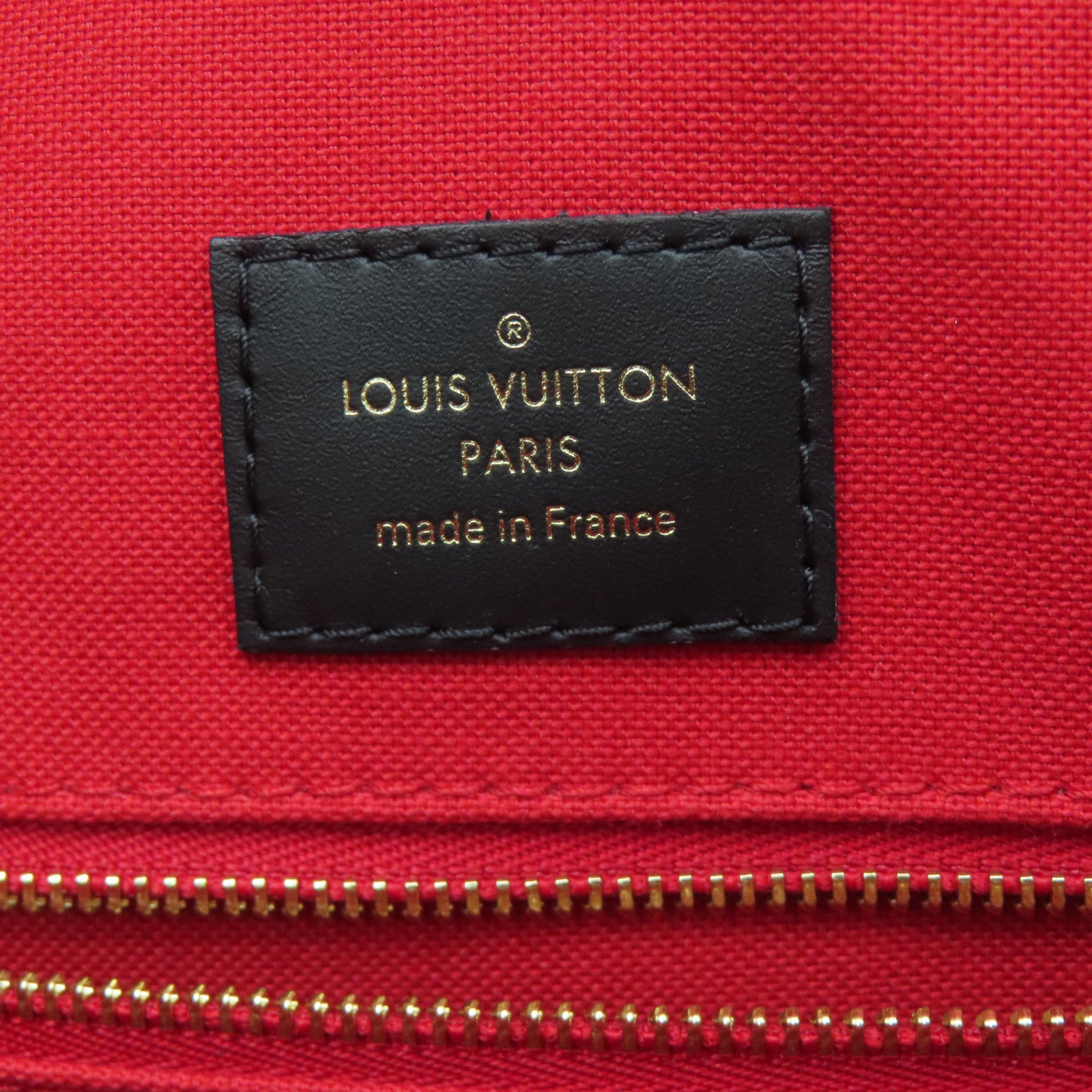 LOUIS VUITTON Monogram On The Go MM金扣手挽肩背兩用袋啡色