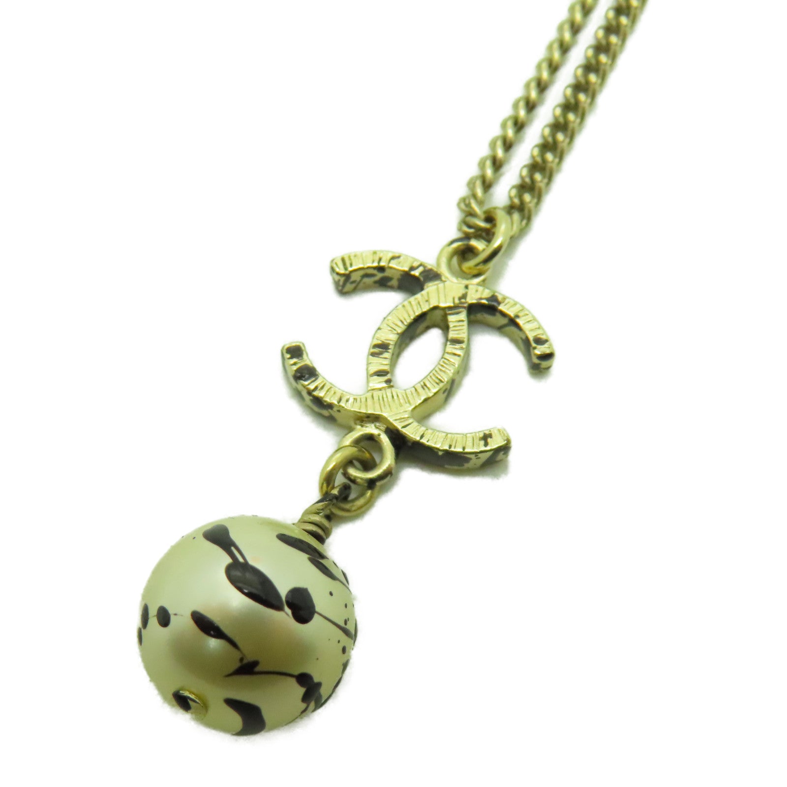 CHANEL 金屬Necklace項鍊金色