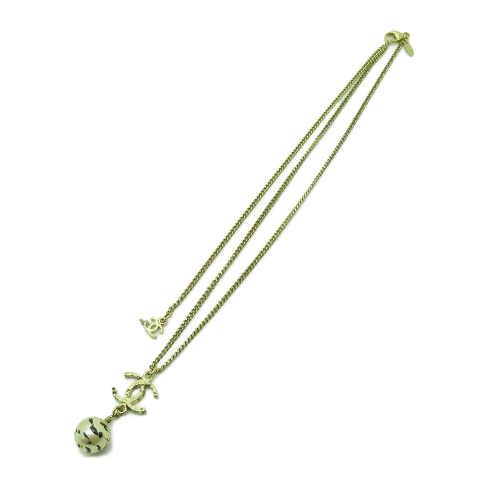 CHANEL 金屬Necklace項鍊金色
