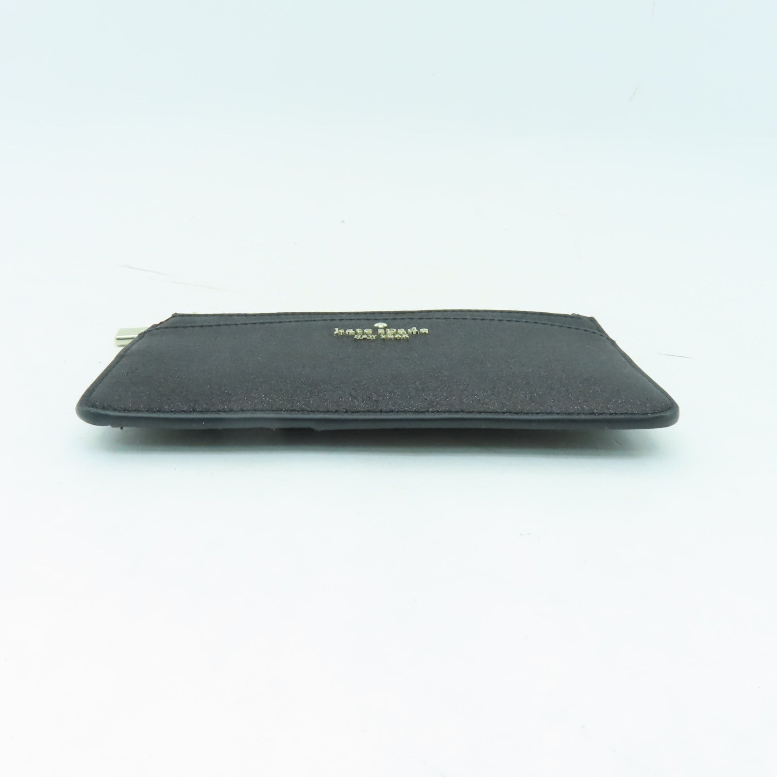 Kate Spade Tinsel Glitter Fabric Card Case金扣卡片套黒色