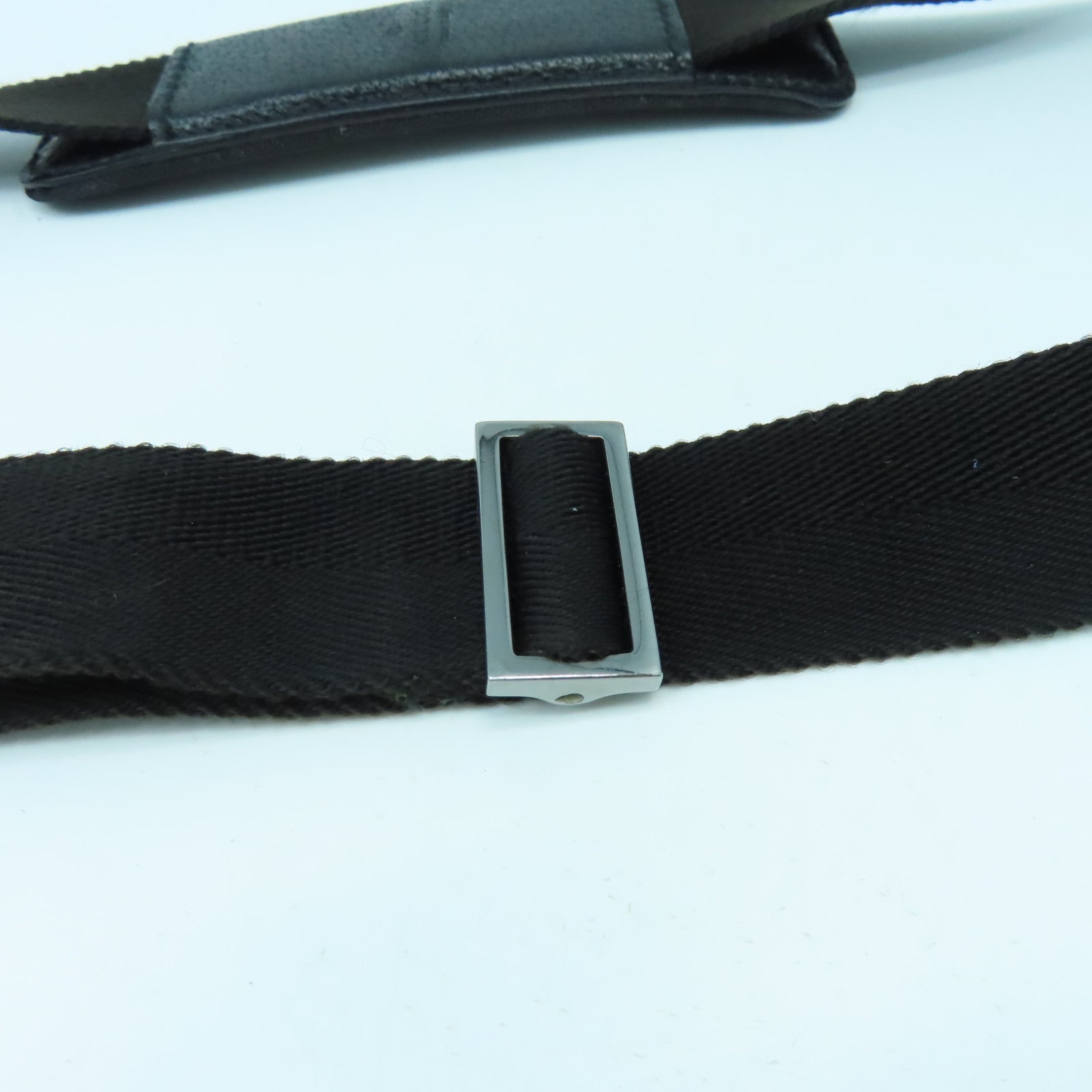 GUCCI 帆布Shoulder Bag銀扣肩背袋黑色