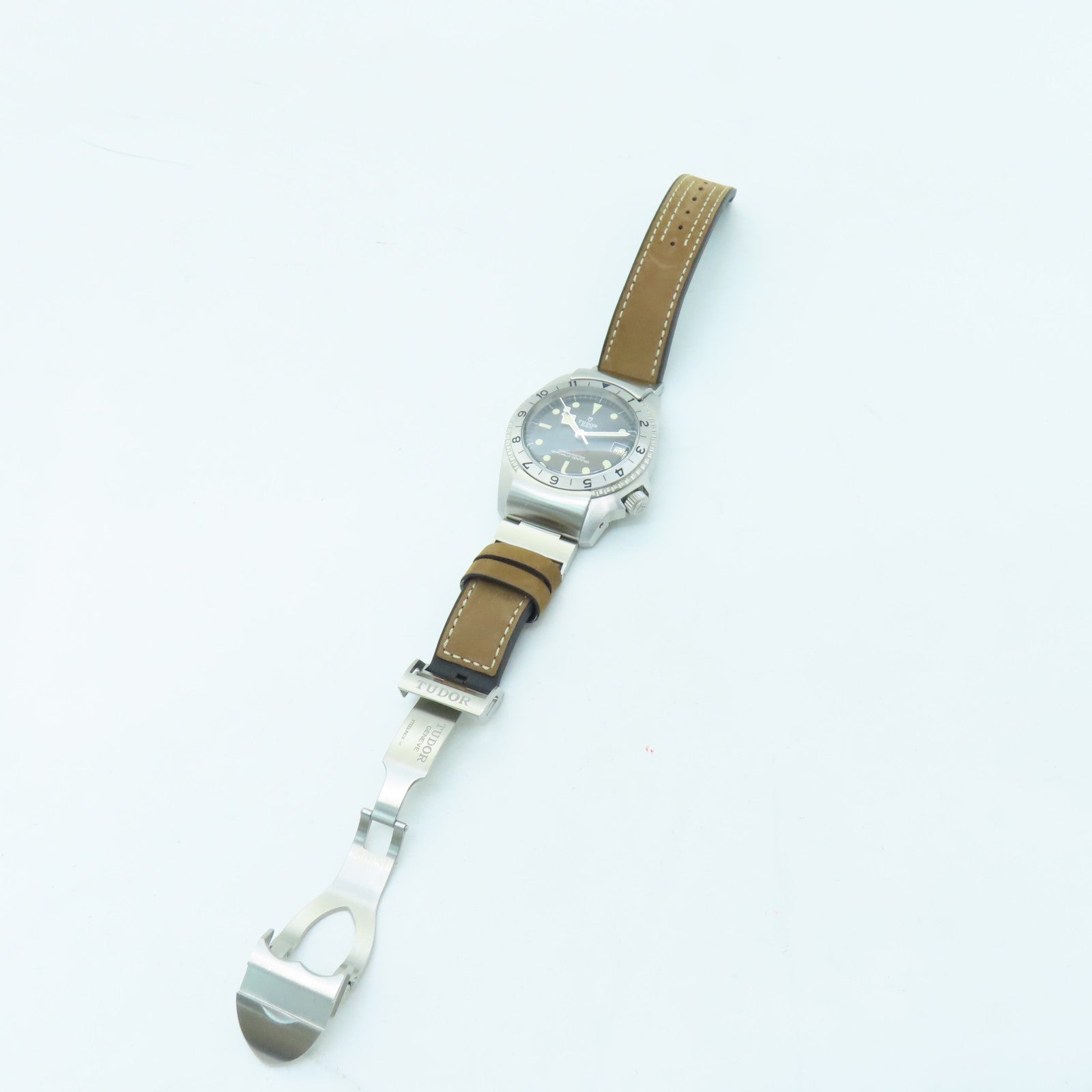 TUDOR Black Bay Stainless Steel Watch Automatic Movement Black/Silver/Brown