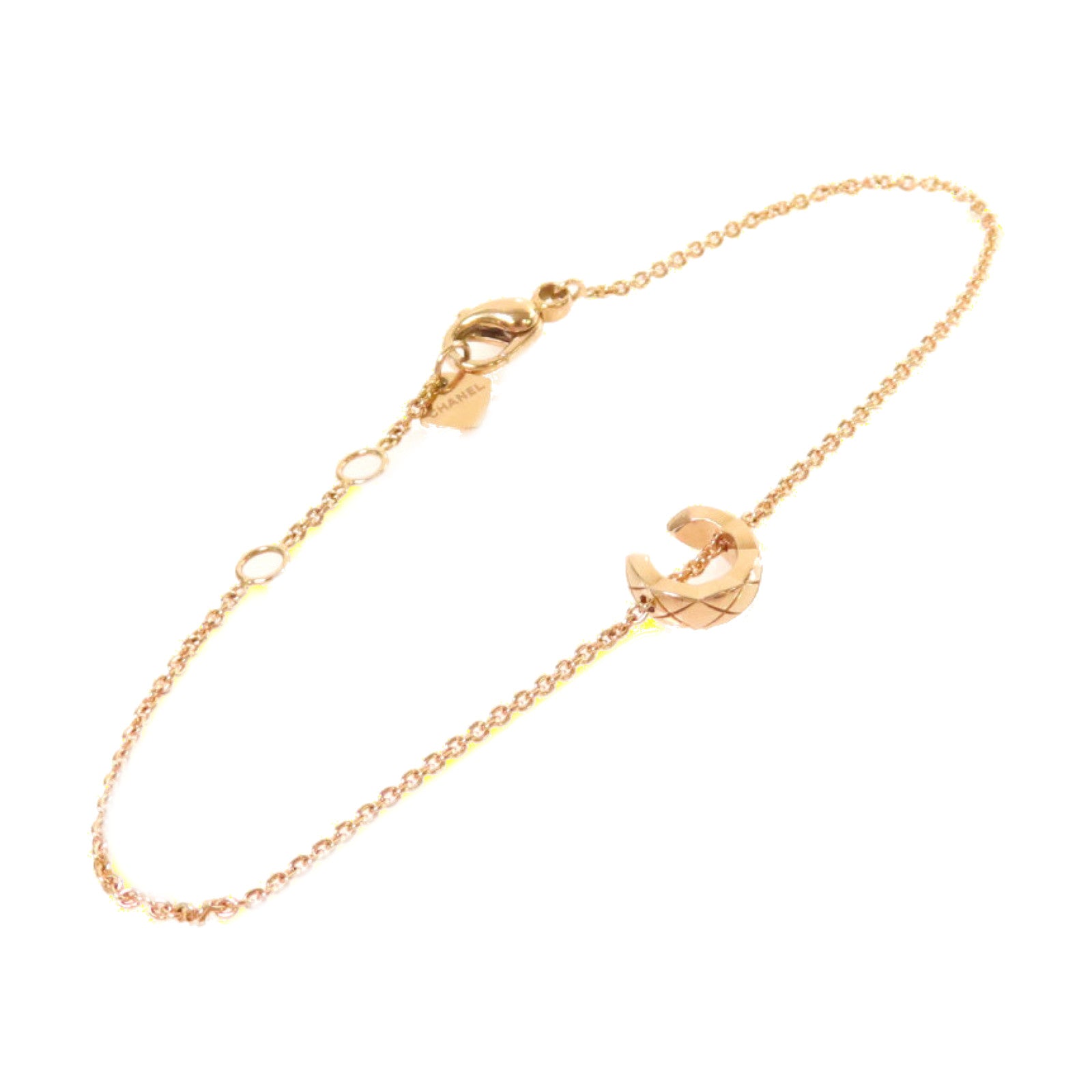 CHANEL 18K玫瑰金CoCo Crush Bracelet手鏈
