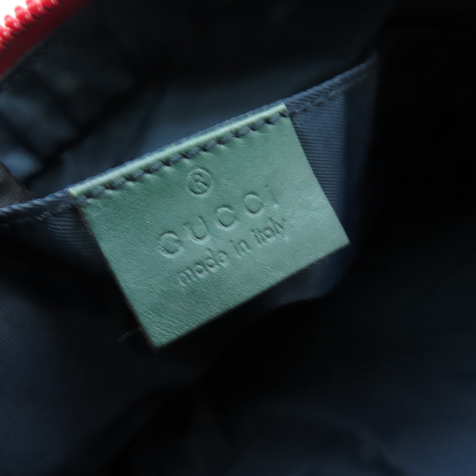 GUCCI 尼龍Shoulder Bag銀扣肩背袋藍色