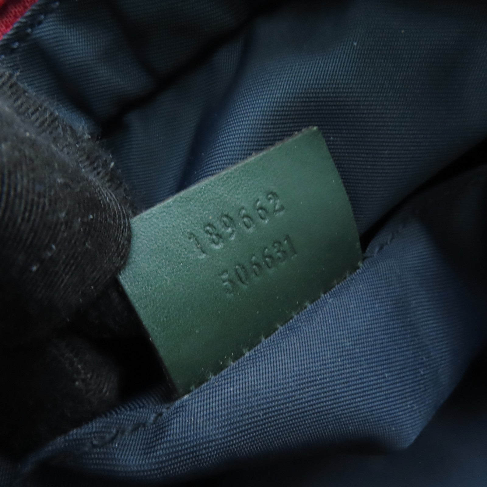 GUCCI 尼龍Shoulder Bag銀扣肩背袋藍色