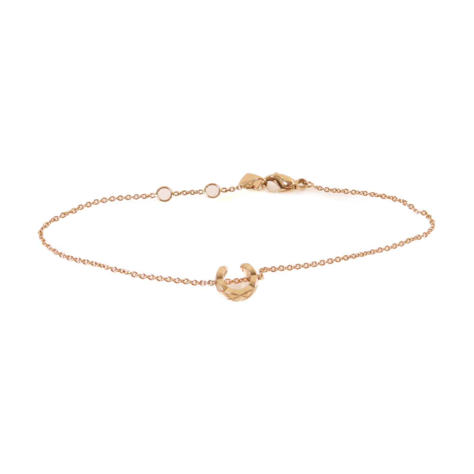 CHANEL 18K玫瑰金CoCo Crush Bracelet手鏈
