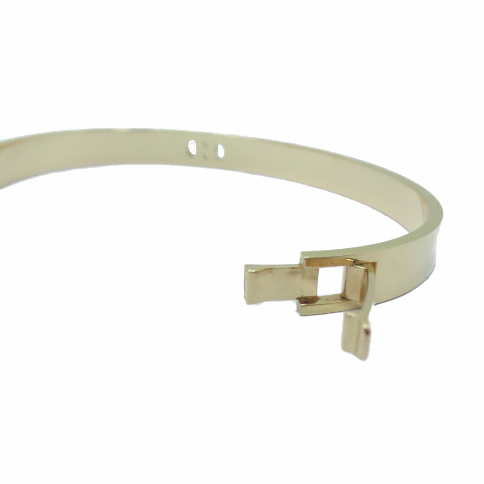 HERMES 18K玫瑰金H D'Ancre PM Bracelet鑽石手鐲