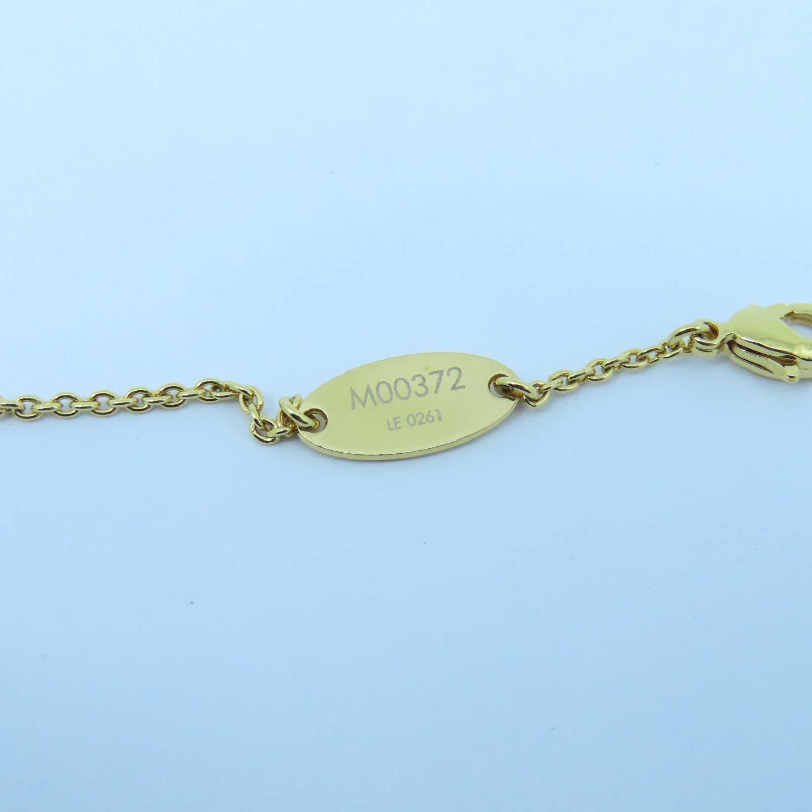 LOUIS VUITTON 金屬Louisette手鏈金色