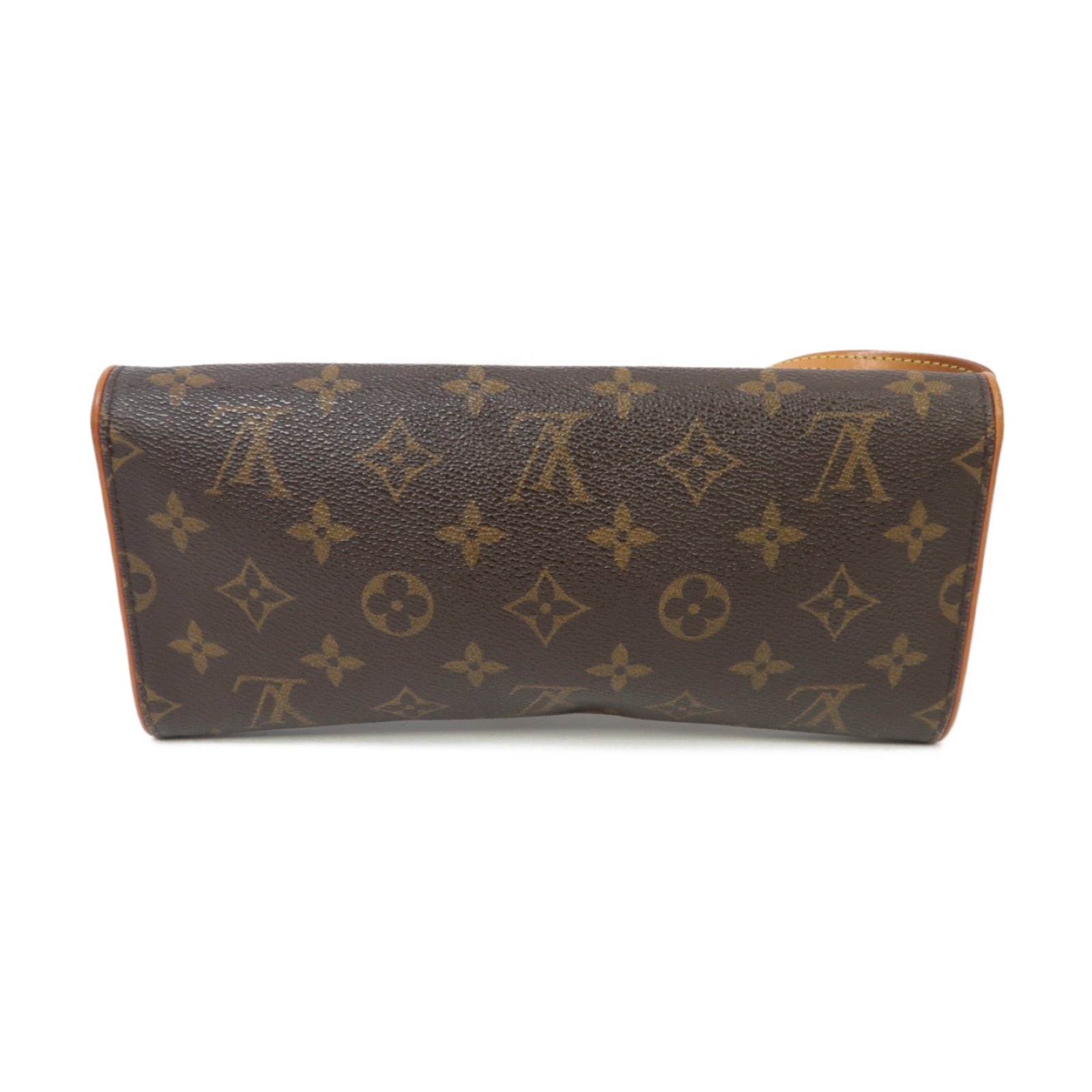 LOUIS VUITTON Monogram Pochette Twin GM金扣肩背袋啡色