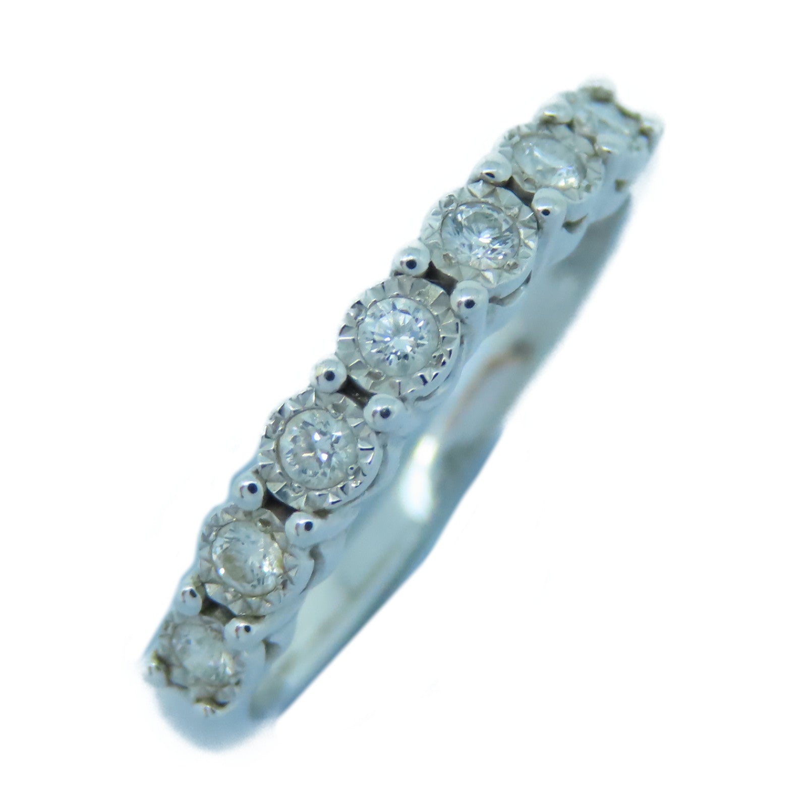 JEWELRY 18K白金Diamond Ring 0.17ct鑽石戒指US#5