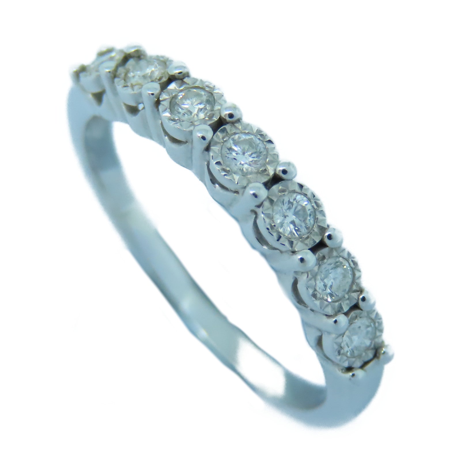 JEWELRY 18K白金Diamond Ring 0.17ct鑽石戒指US#5
