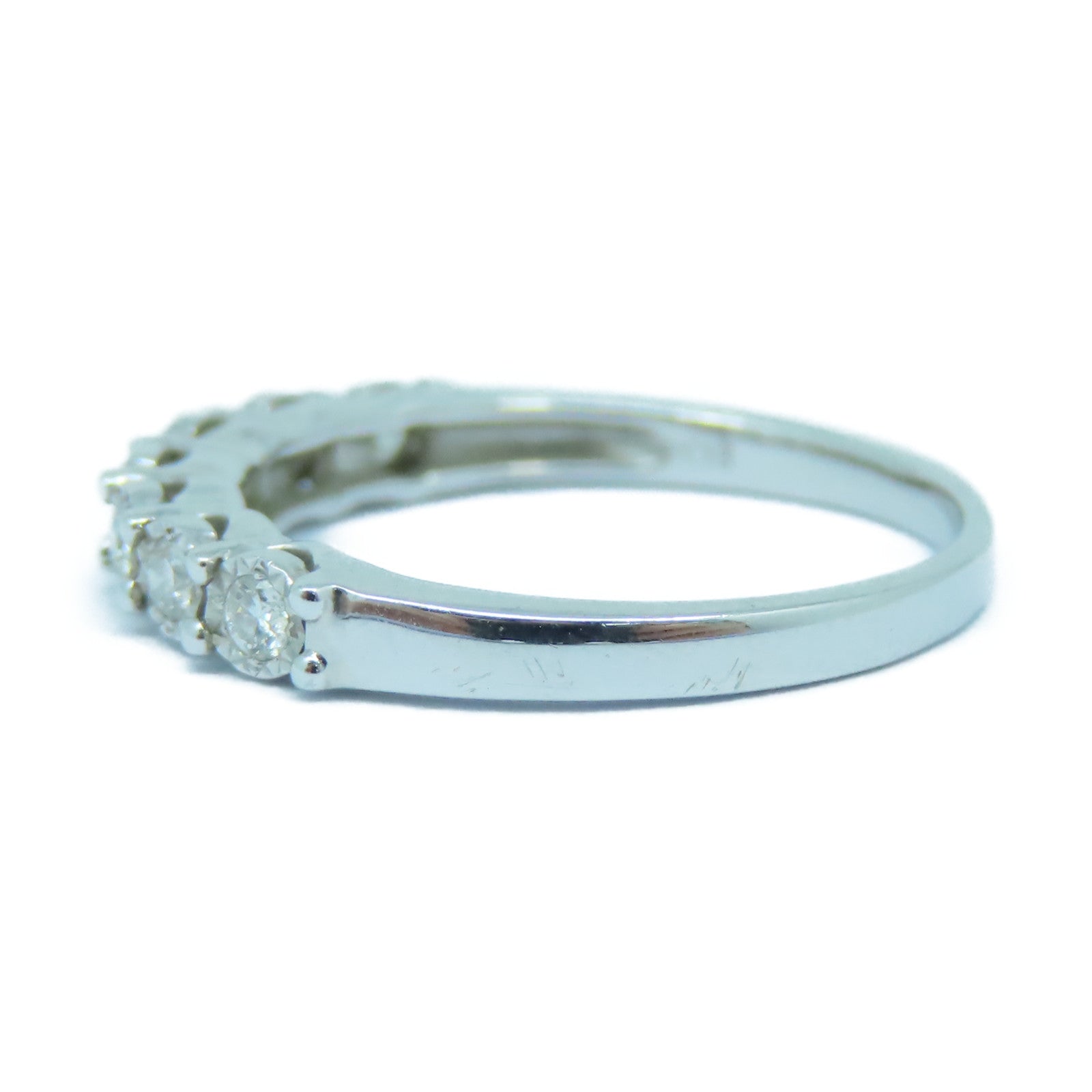 JEWELRY 18K白金Diamond Ring 0.17ct鑽石戒指US#5