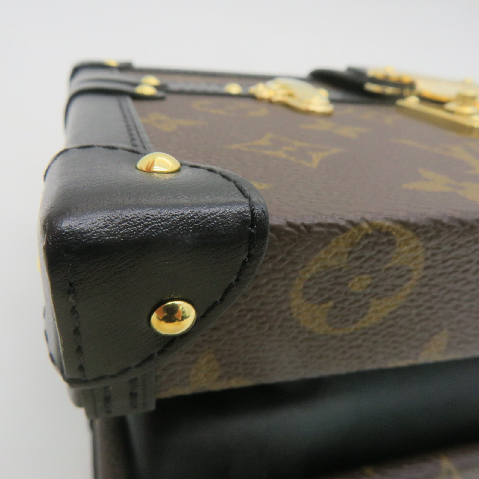 LOUIS VUITTON 【激减优惠】Monogram Petite Malle V Shoulder Bag金扣手挽肩背两用袋Monogram