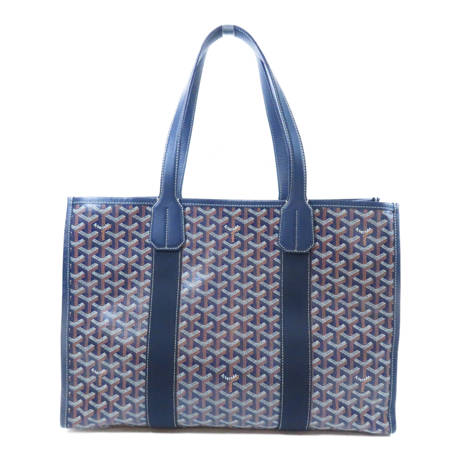 GOYARD 塗層帆布Villette Bag肩背袋藍色