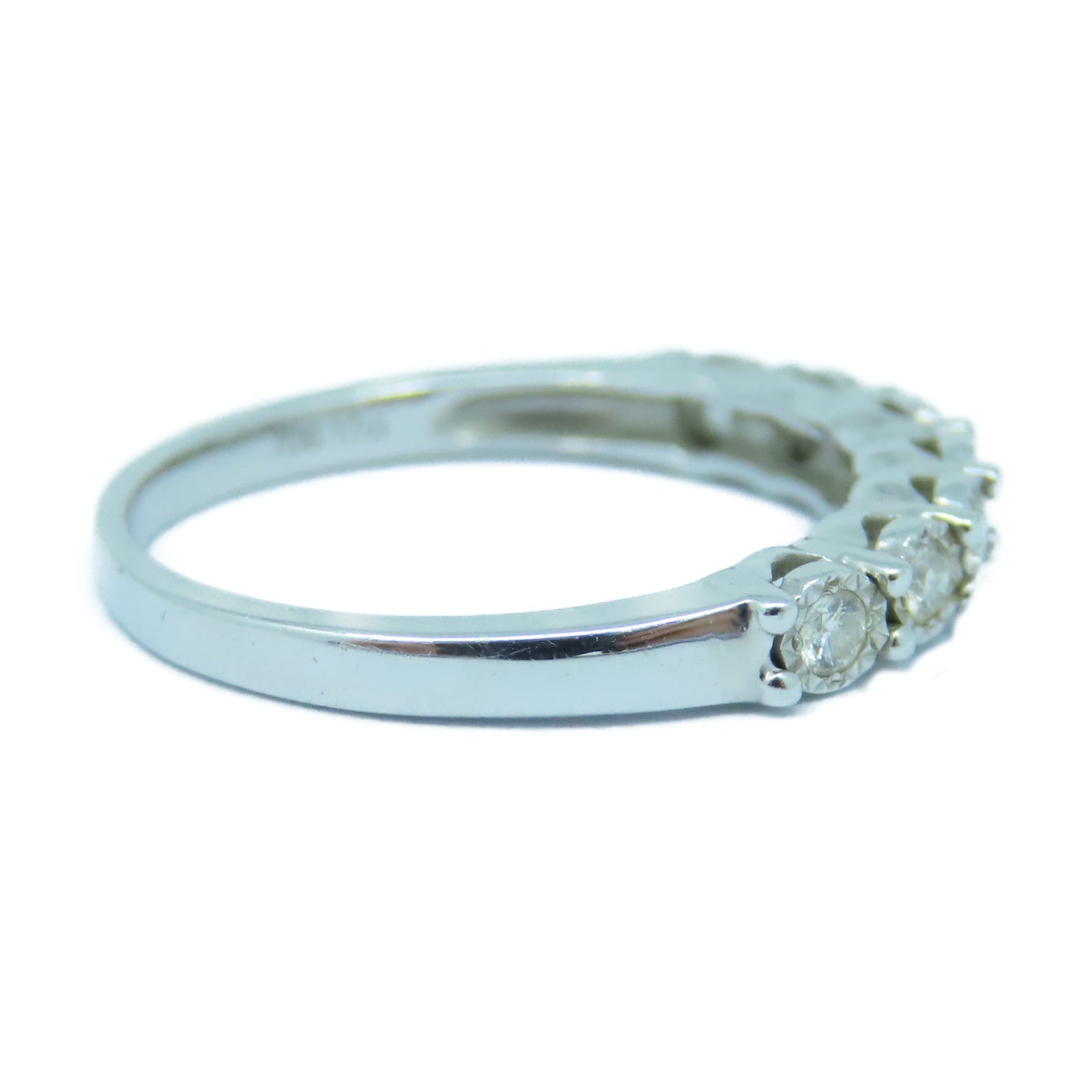 JEWELRY 18K白金Diamond Ring 0.17ct鑽石戒指US#5