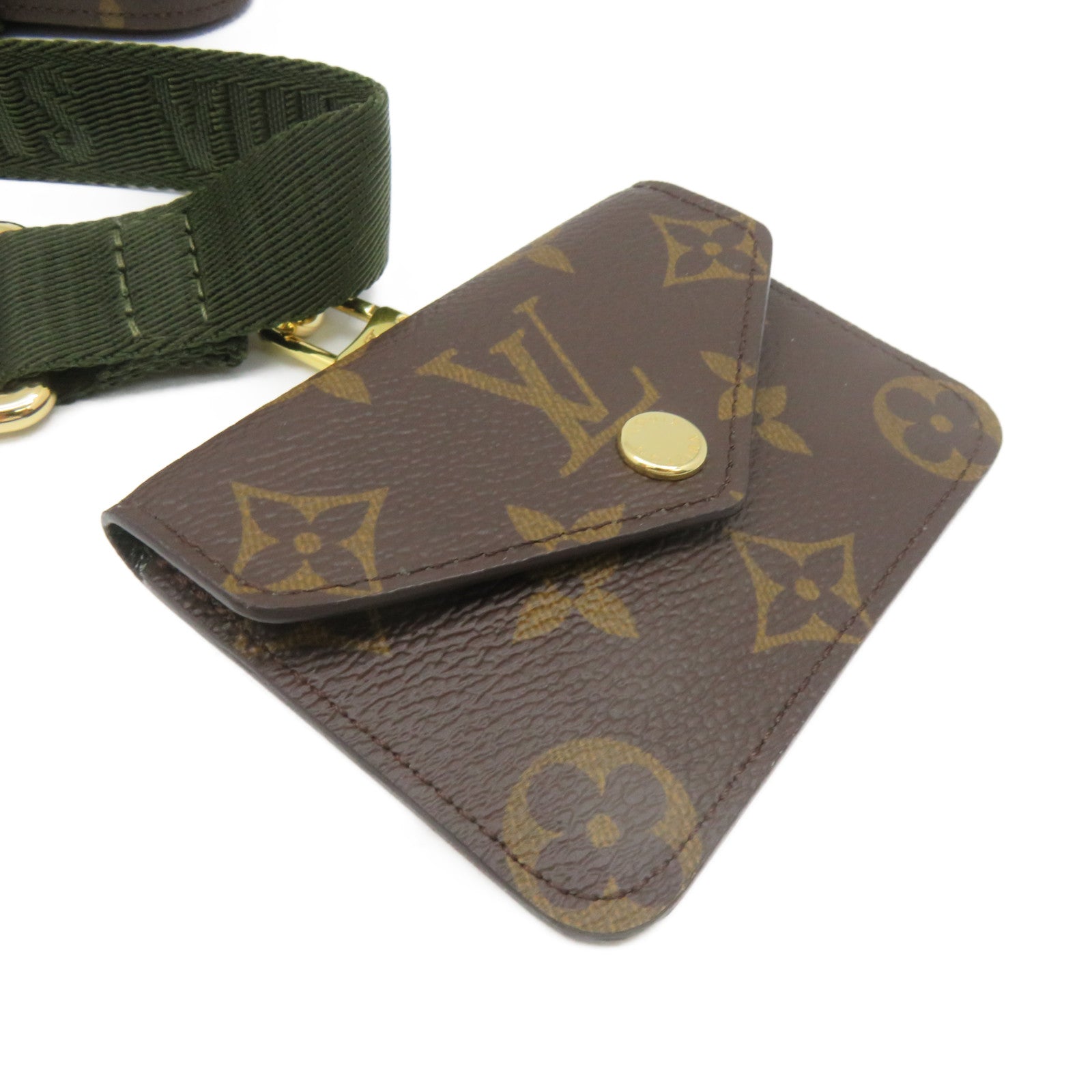 LOUIS VUITTON Monogram Mini Pochette Felicie Shoulder Bag Brown