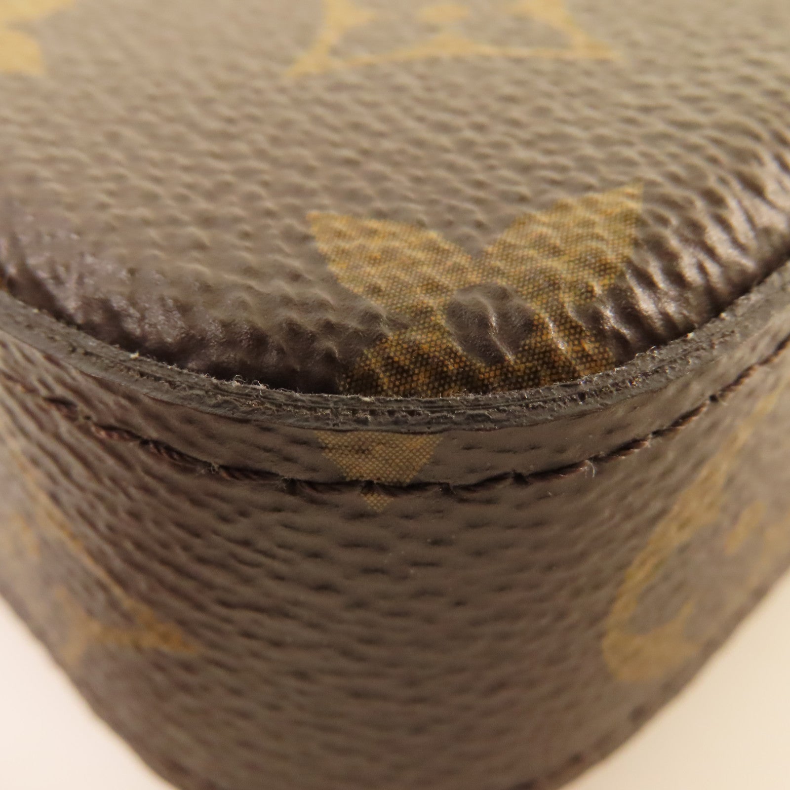 LOUIS VUITTON Monogram Felicie Pochette Chain Shoulder Bag金扣鏈帶肩背袋啡色