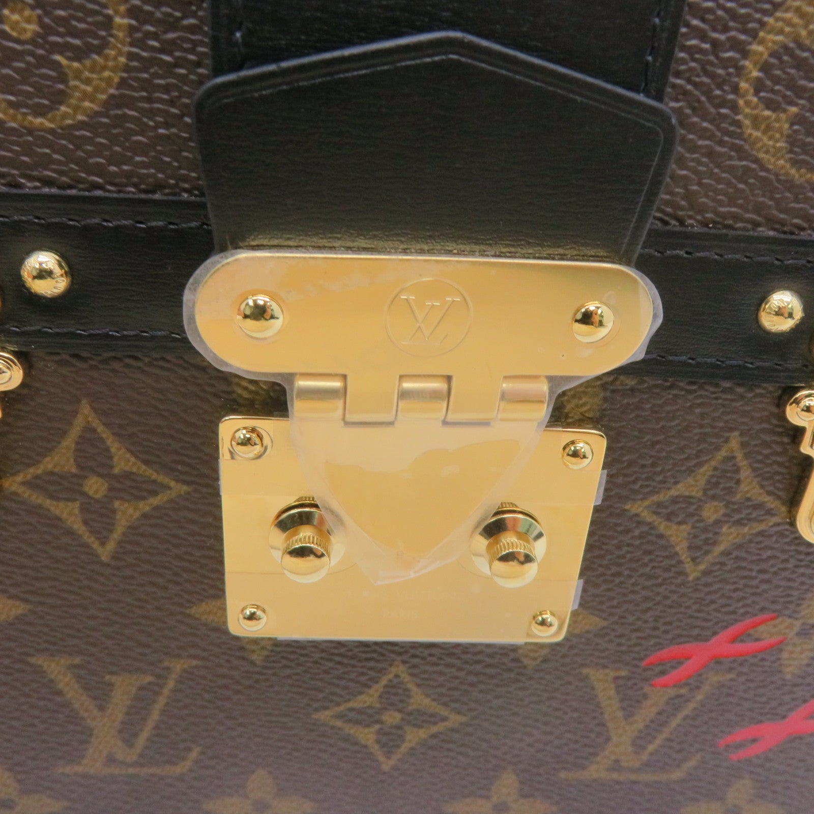 LOUIS VUITTON 【激减优惠】Monogram Petite Malle V Shoulder Bag金扣手挽肩背两用袋Monogram