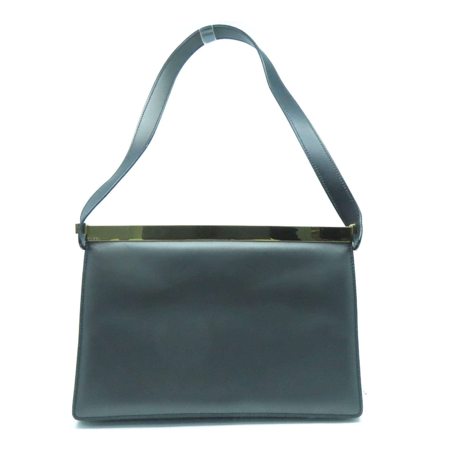 GUCCI 牛皮皮革Shoulder Bag金扣肩背袋黑色