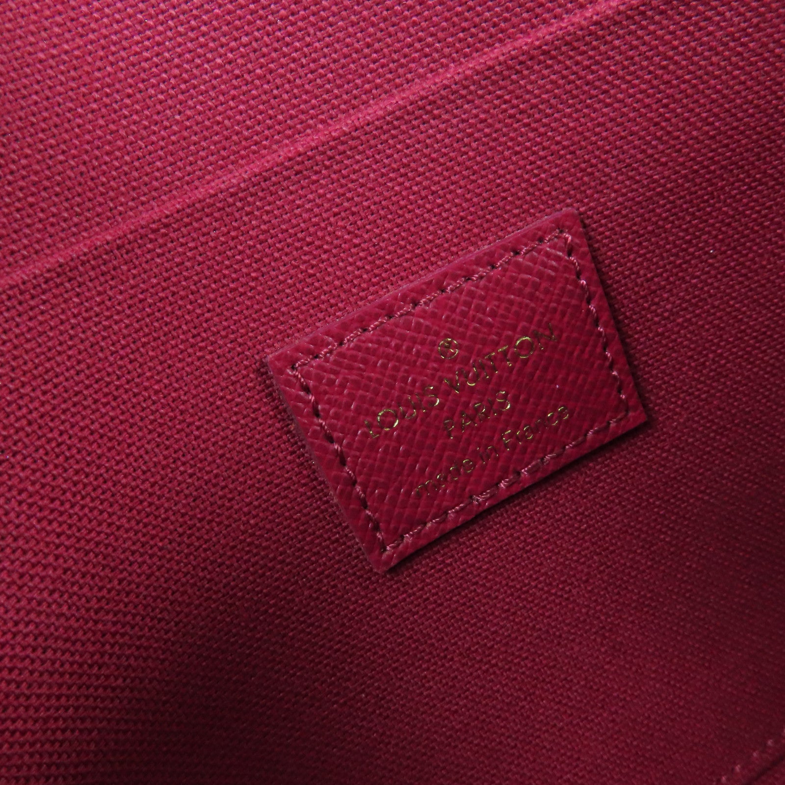 LOUIS VUITTON Monogram Felicie Pochette Chain Shoulder Bag金扣鏈帶肩背袋啡色