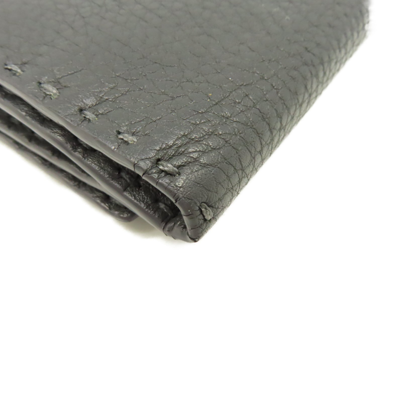 FENDI 牛皮皮革Long Wallet長錢包碳灰色