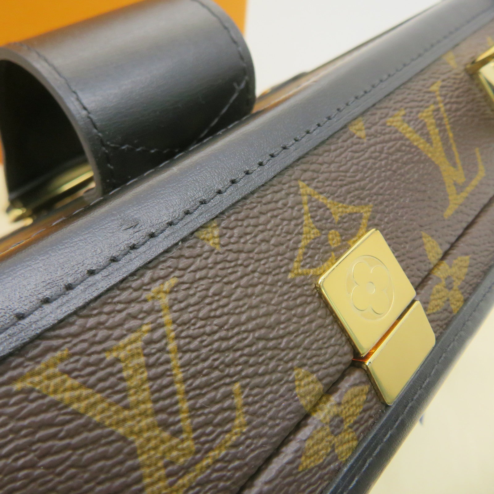 LOUIS VUITTON 【激减优惠】Monogram Petite Malle V Shoulder Bag金扣手挽肩背两用袋Monogram