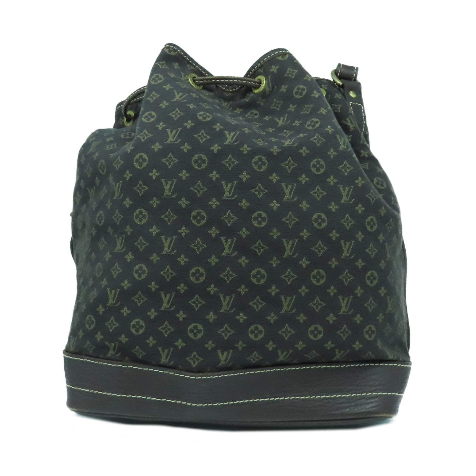 LOUIS VUITTON Monogram Idylle Noe金扣肩背袋灰色
