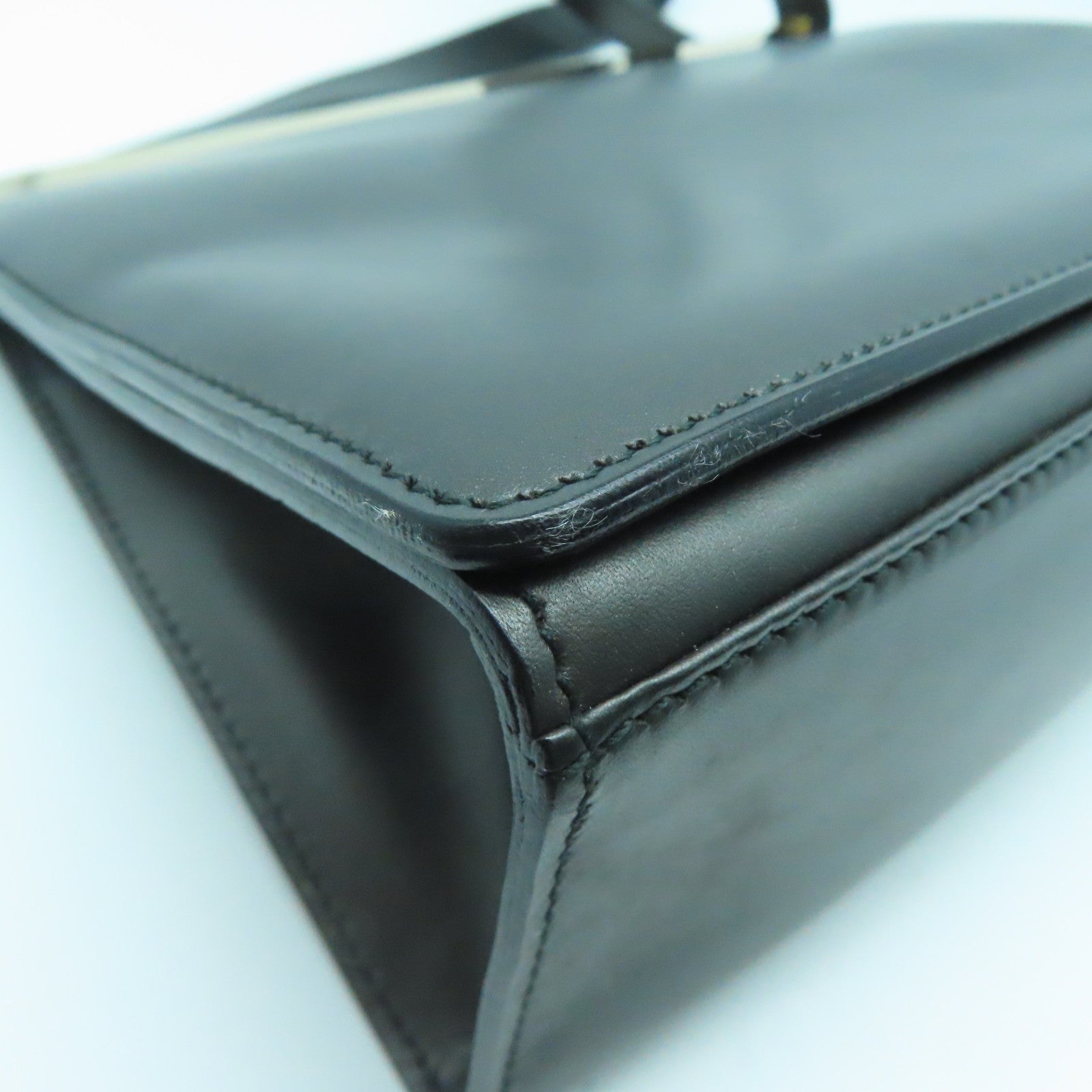 GUCCI 牛皮皮革Shoulder Bag金扣肩背袋黑色