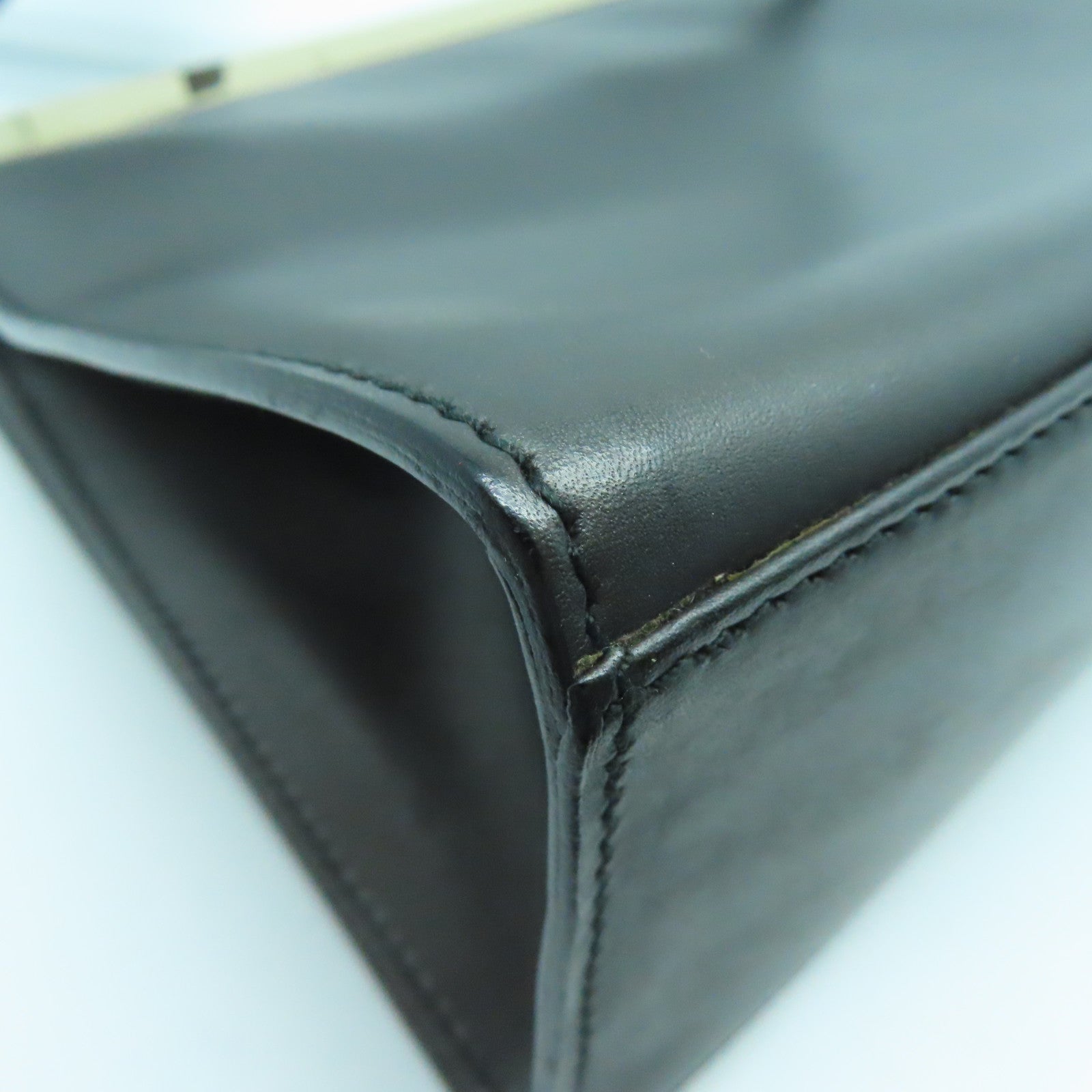 GUCCI 牛皮皮革Shoulder Bag金扣肩背袋黑色