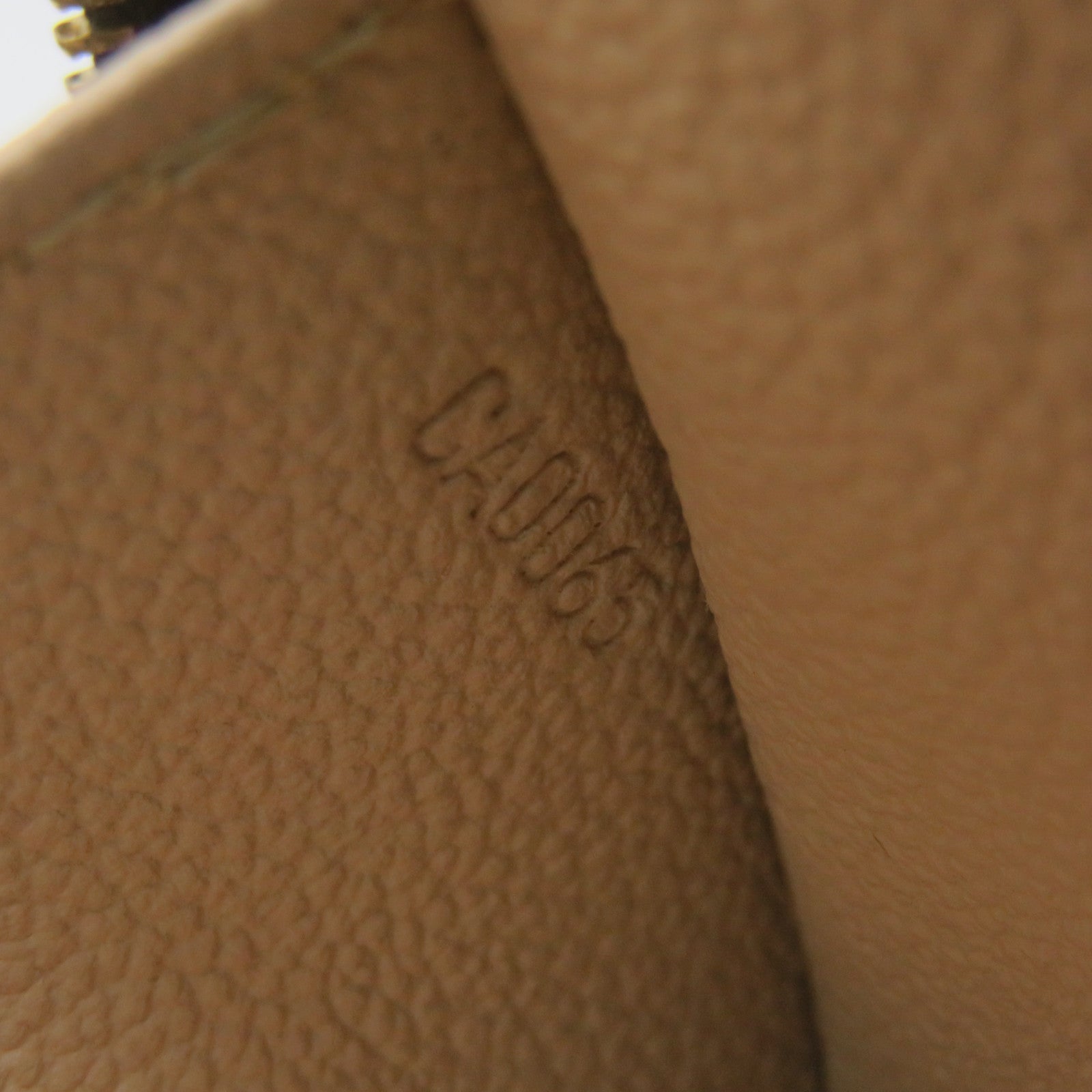 LOUIS VUITTON Monogram Cosmetic Pouch金扣化妝袋棕色