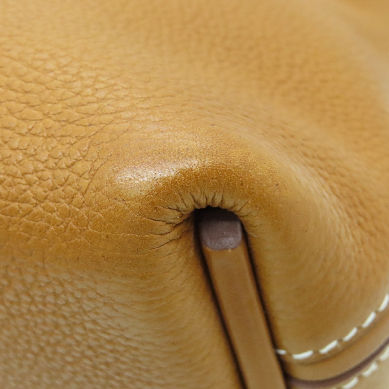 HERMES Barenia leather 24/24 29cm gold buckle handle shoulder bag brown