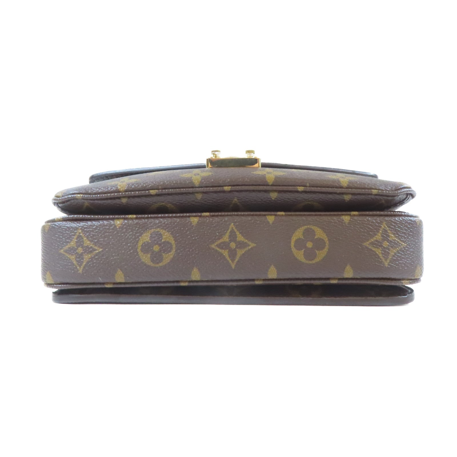 LOUIS VUITTON Monogram Pochette Metis East West金扣手挽肩背兩用袋啡色