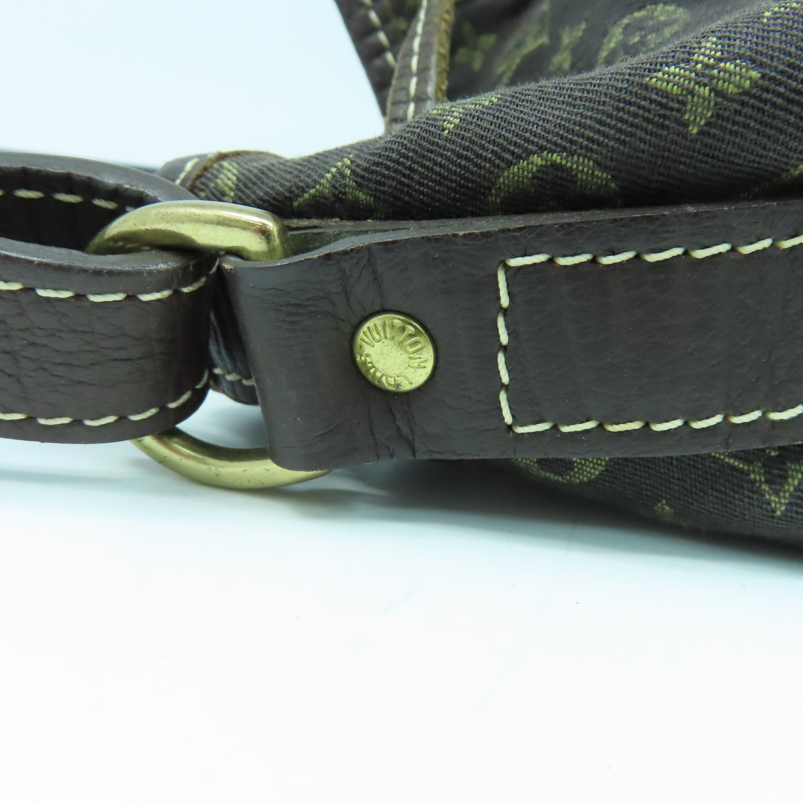 LOUIS VUITTON Monogram Idylle Noe金扣肩背袋灰色