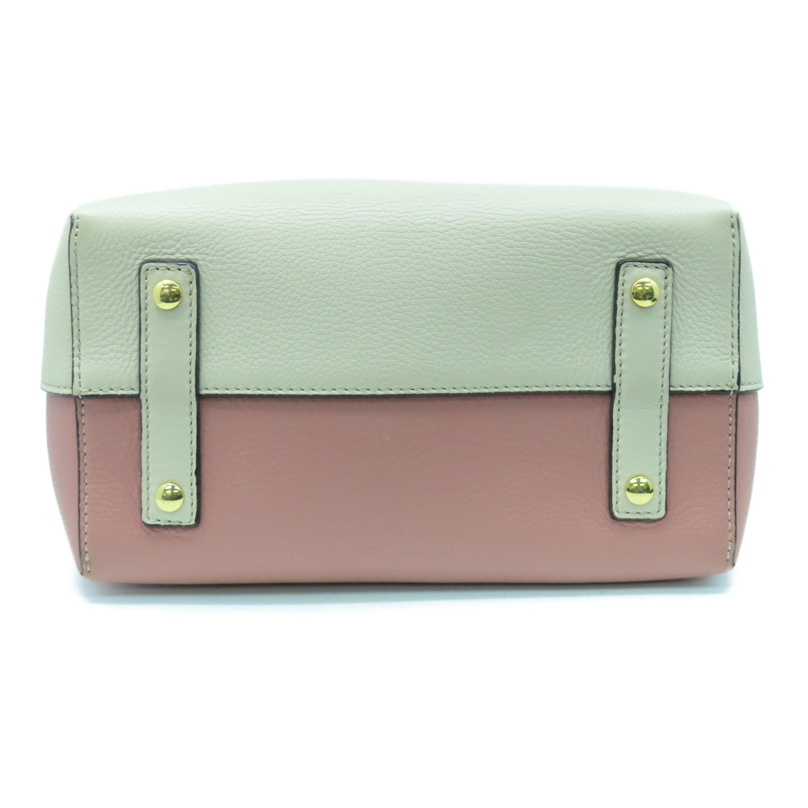 BURBERRY 牛皮皮革Small Belt Bag金扣手挽肩背兩用袋白色粉紅色