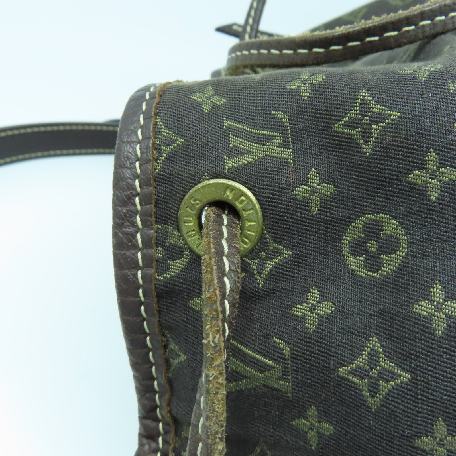 LOUIS VUITTON Monogram Idylle Noe金扣肩背袋灰色