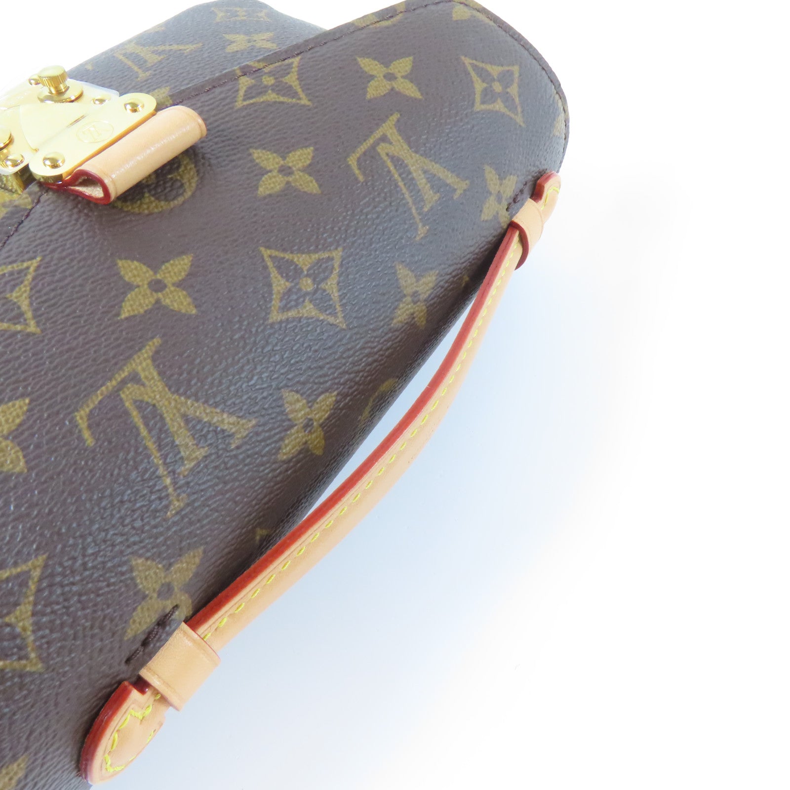 LOUIS VUITTON Monogram Pochette Metis East West金扣手挽肩背兩用袋啡色