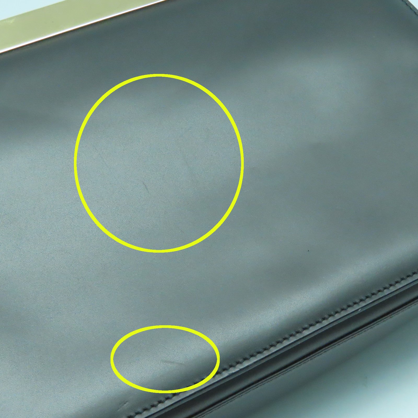 GUCCI 牛皮皮革Shoulder Bag金扣肩背袋黑色