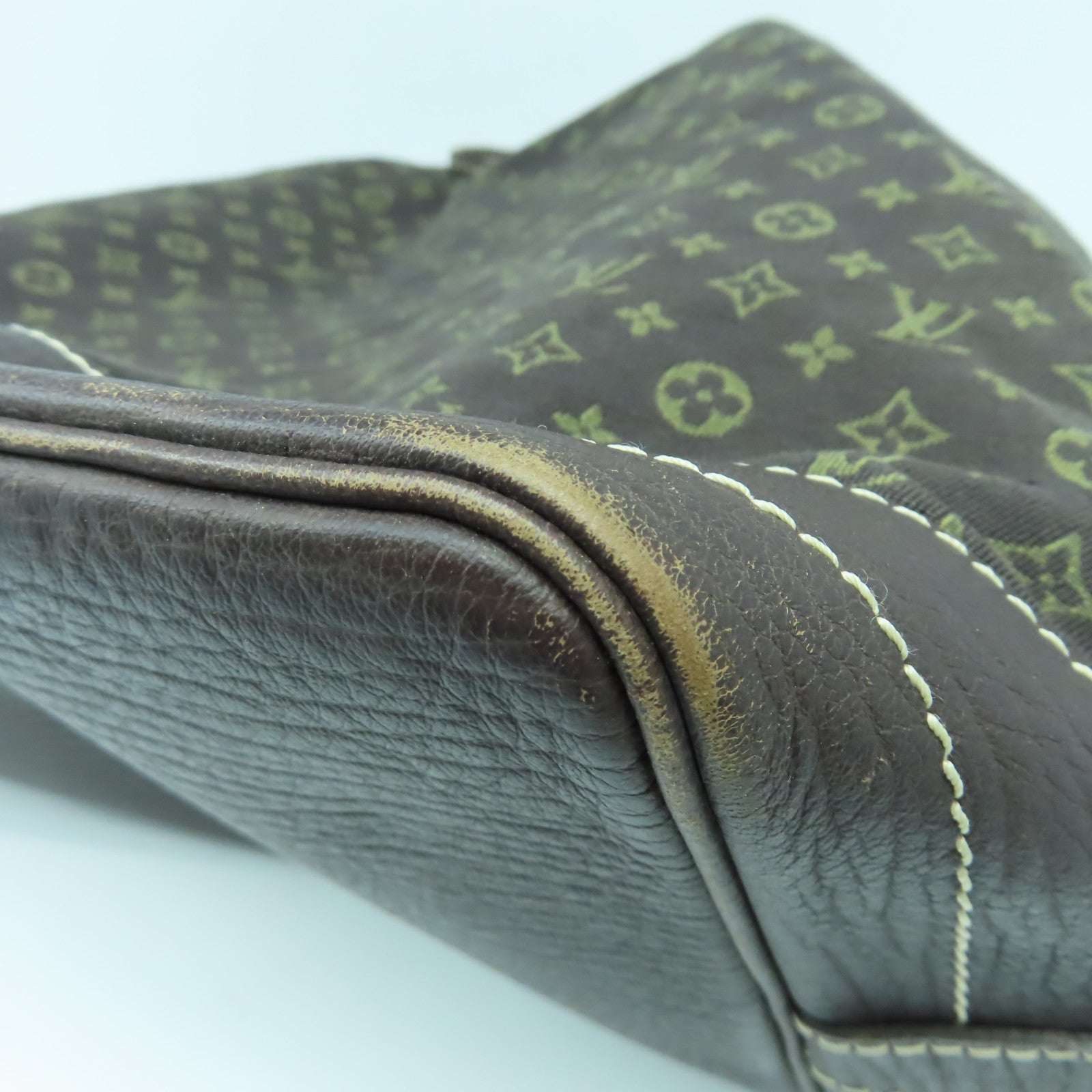 LOUIS VUITTON Monogram Idylle Noe金扣肩背袋灰色