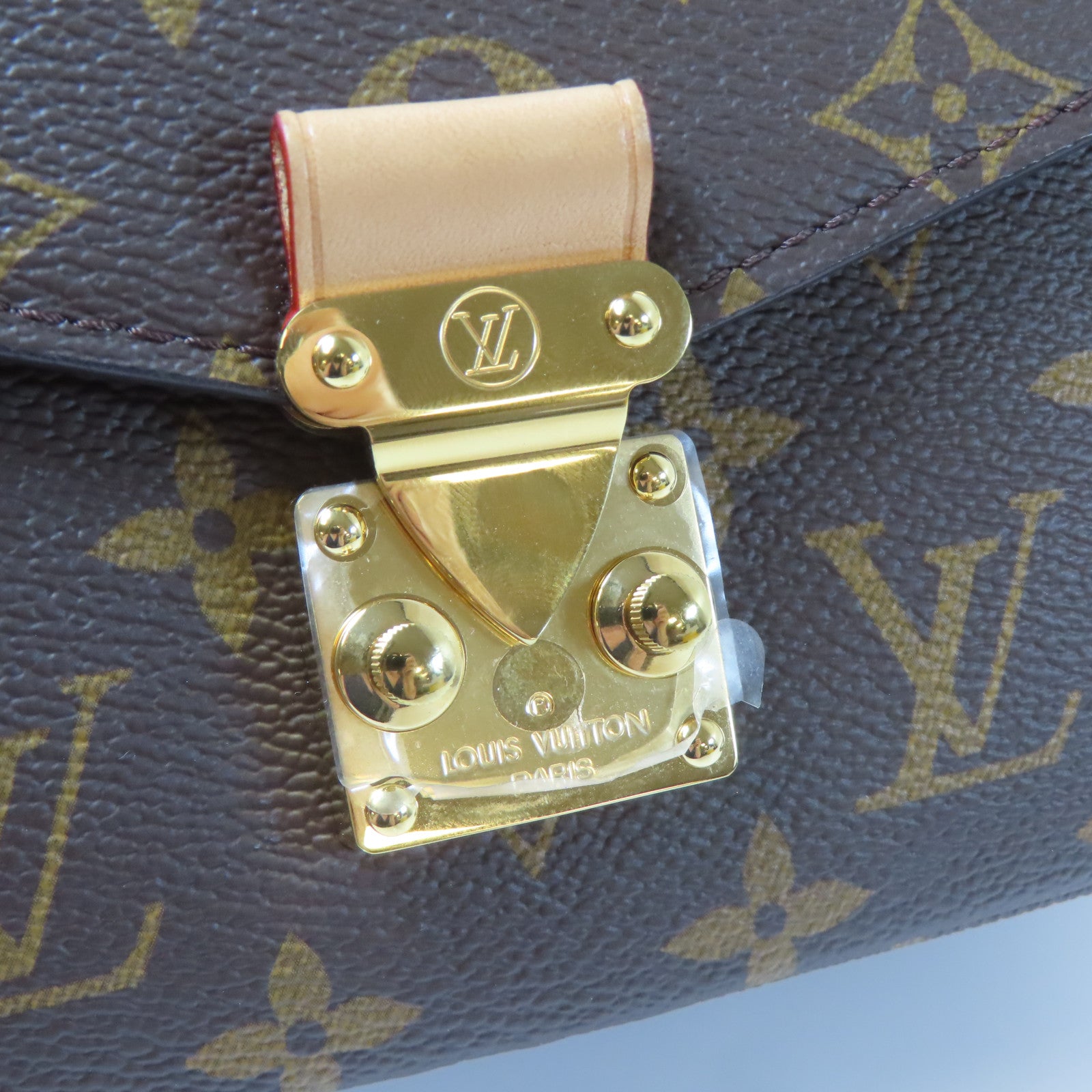 LOUIS VUITTON Monogram Pochette Metis East West金扣手挽肩背兩用袋啡色