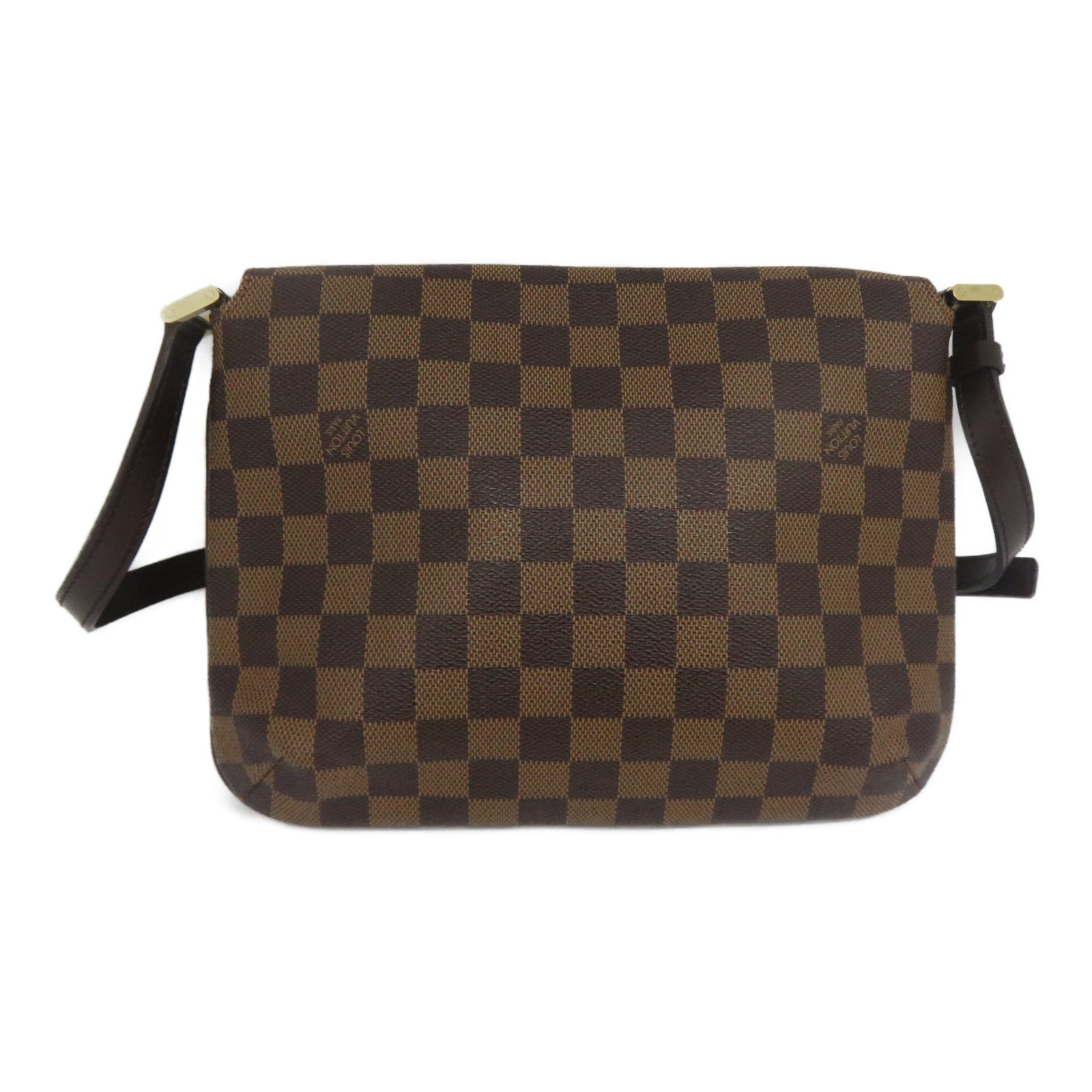 LOUIS VUITTON Damier Shoulder Bag金扣肩背袋啡色
