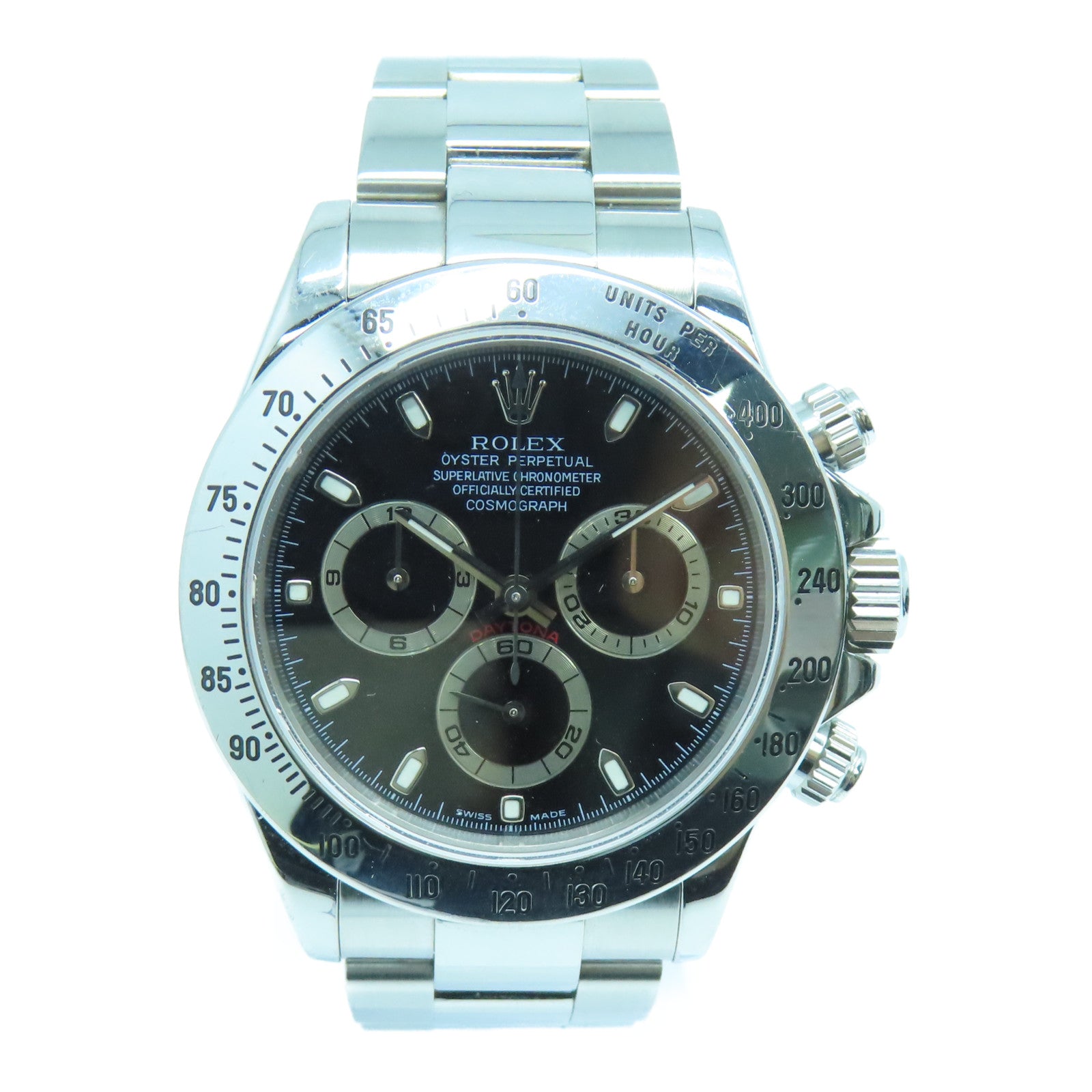 ROLEX Daytona不鏽鋼手錶自動機芯黑色