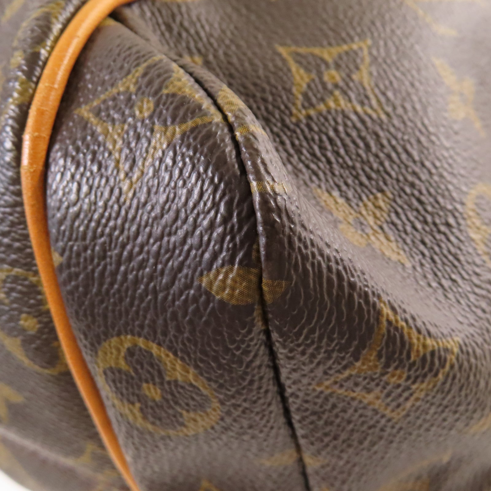 LOUIS VUITTON Monogram Totally MM Shoulder Bag金扣肩背袋啡色