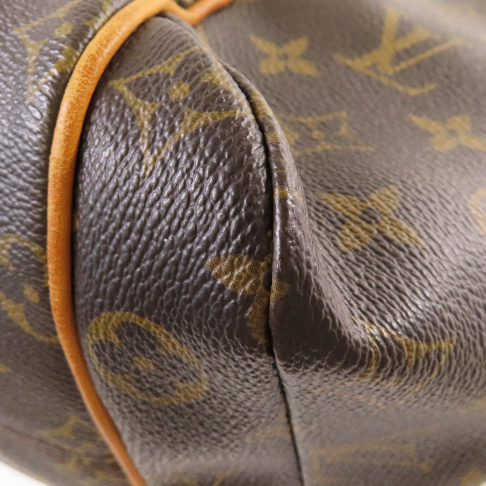 LOUIS VUITTON Monogram Totally MM Shoulder Bag金扣肩背袋啡色