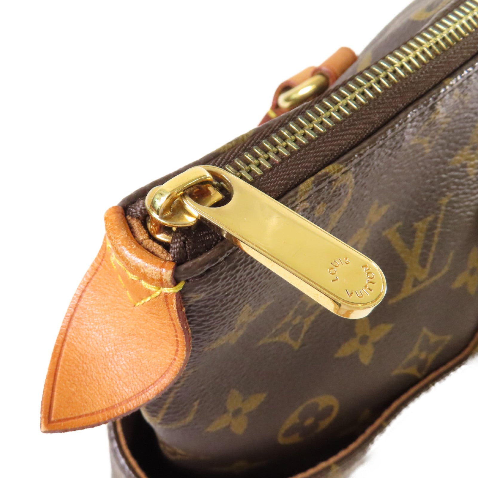 LOUIS VUITTON Monogram Totally MM Shoulder Bag金扣肩背袋啡色