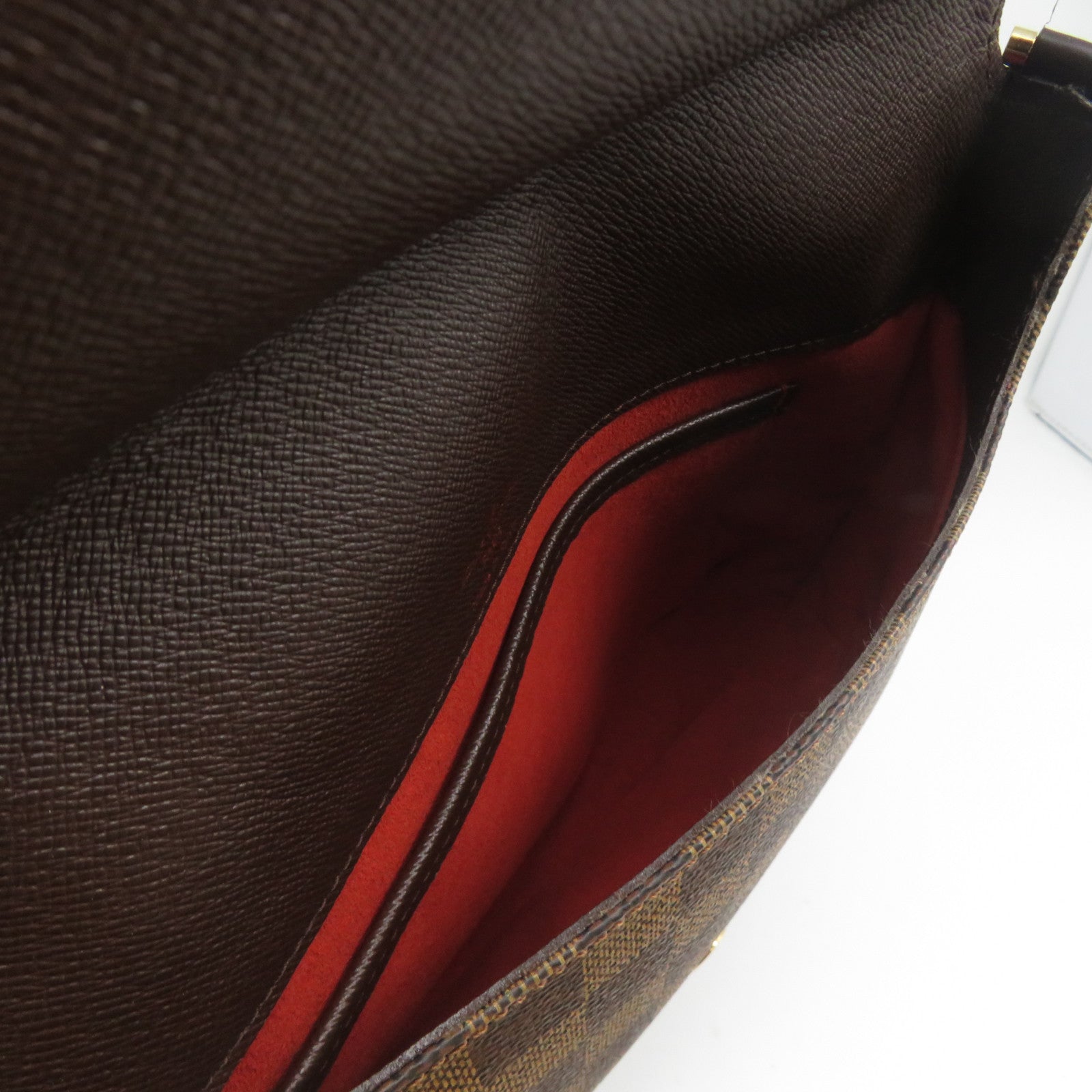 LOUIS VUITTON Damier Shoulder Bag金扣肩背袋啡色