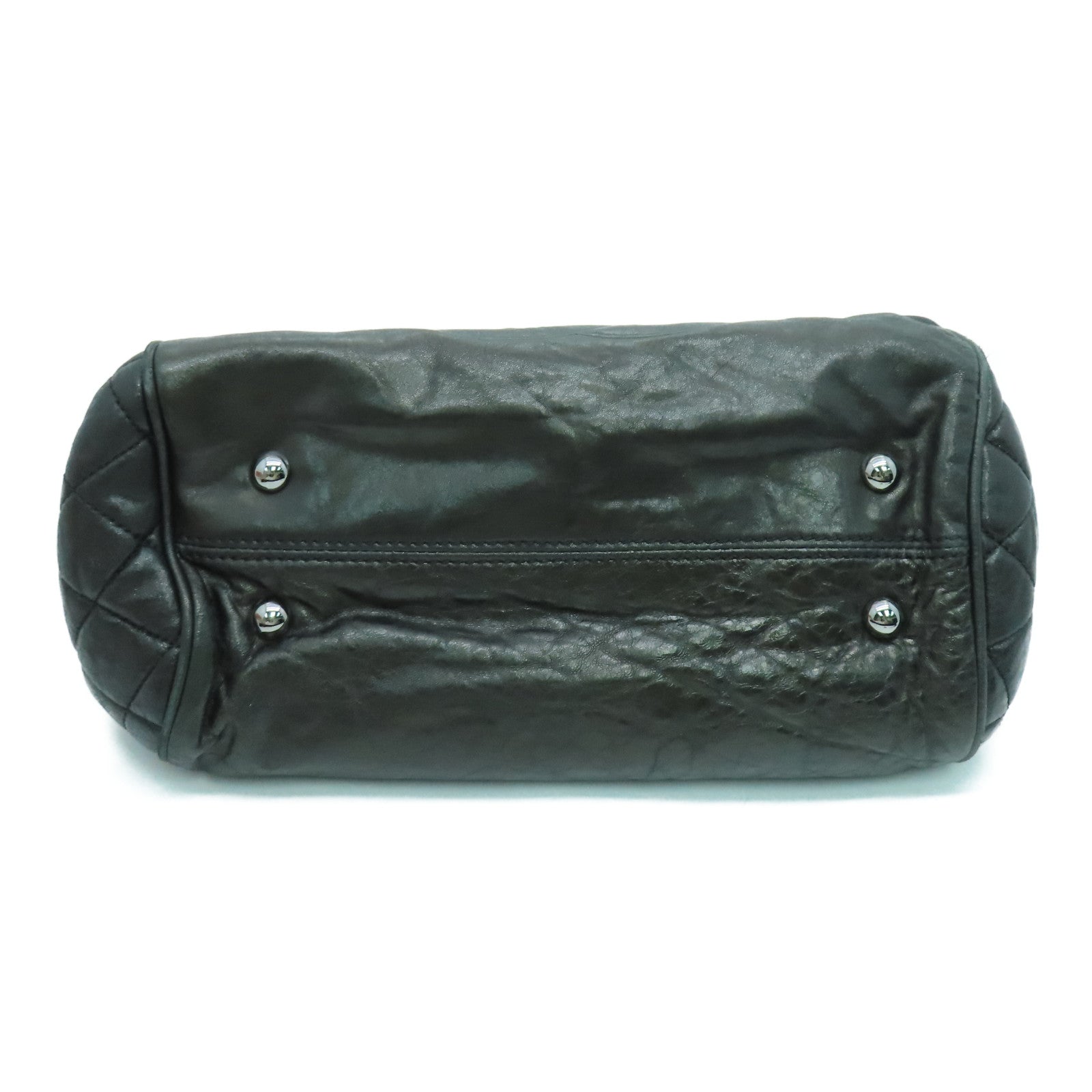 CHANEL 牛皮皮革Shoulder Bag银扣手挽袋/肩背袋