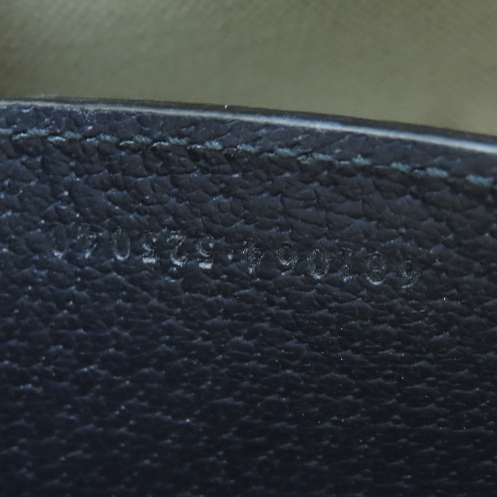 GUCCI Coated Canvas Ophidia GG Shoulder Bag Silver Buckle Shoulder Bag Dark Blue/Gray