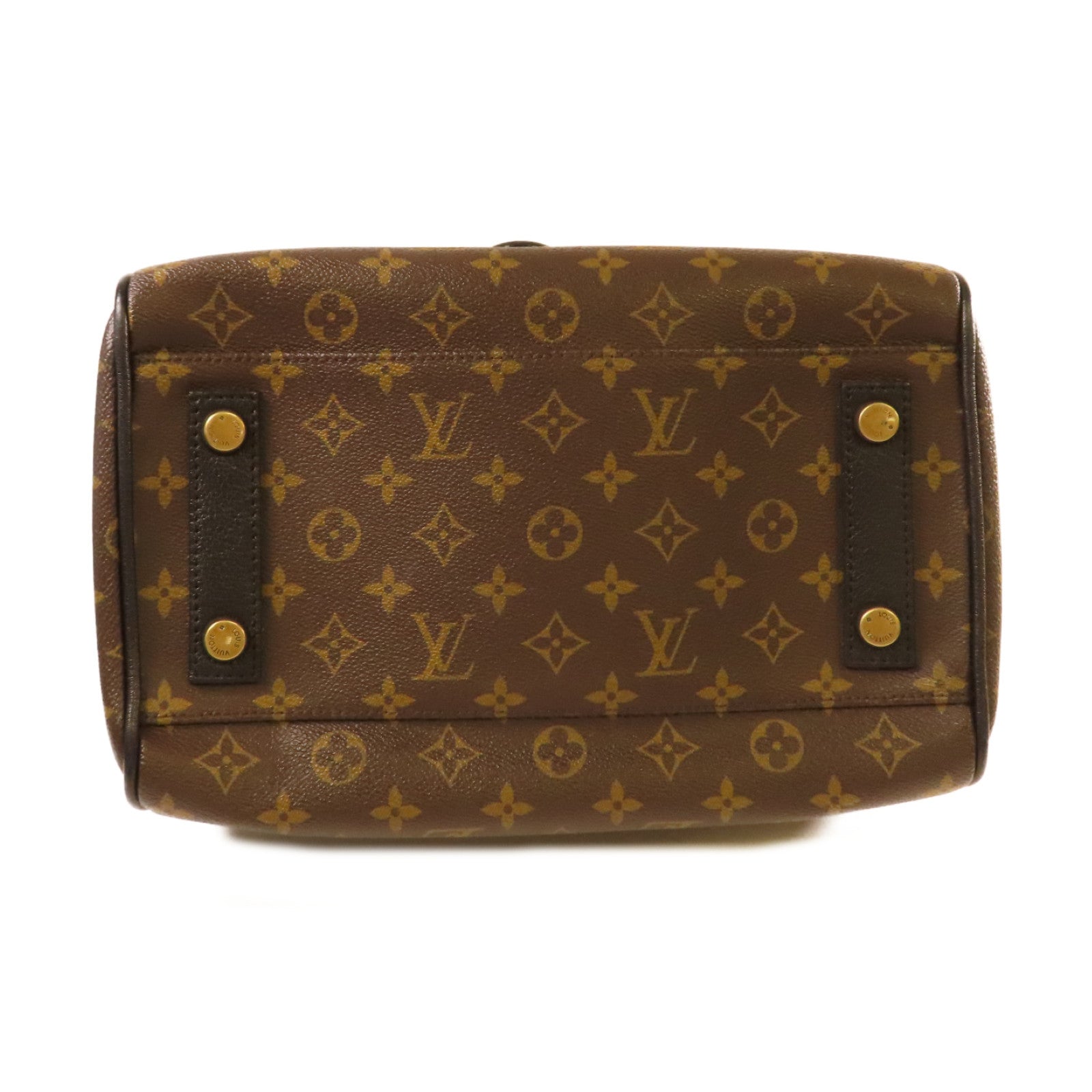 LOUIS VUITTON Monogram Golden Arrow Speedy 30 Handbag金扣手挽袋啡色/黑色