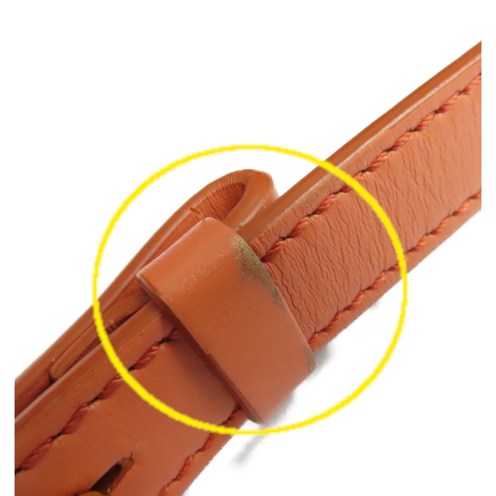 Chloe 牛皮皮革2Way Shoulder Bag手挽肩背兩用袋橙啡色